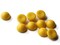 10 14mm Bright And Sunny Round Yellow Vintage Japanese Lucite Cabochons